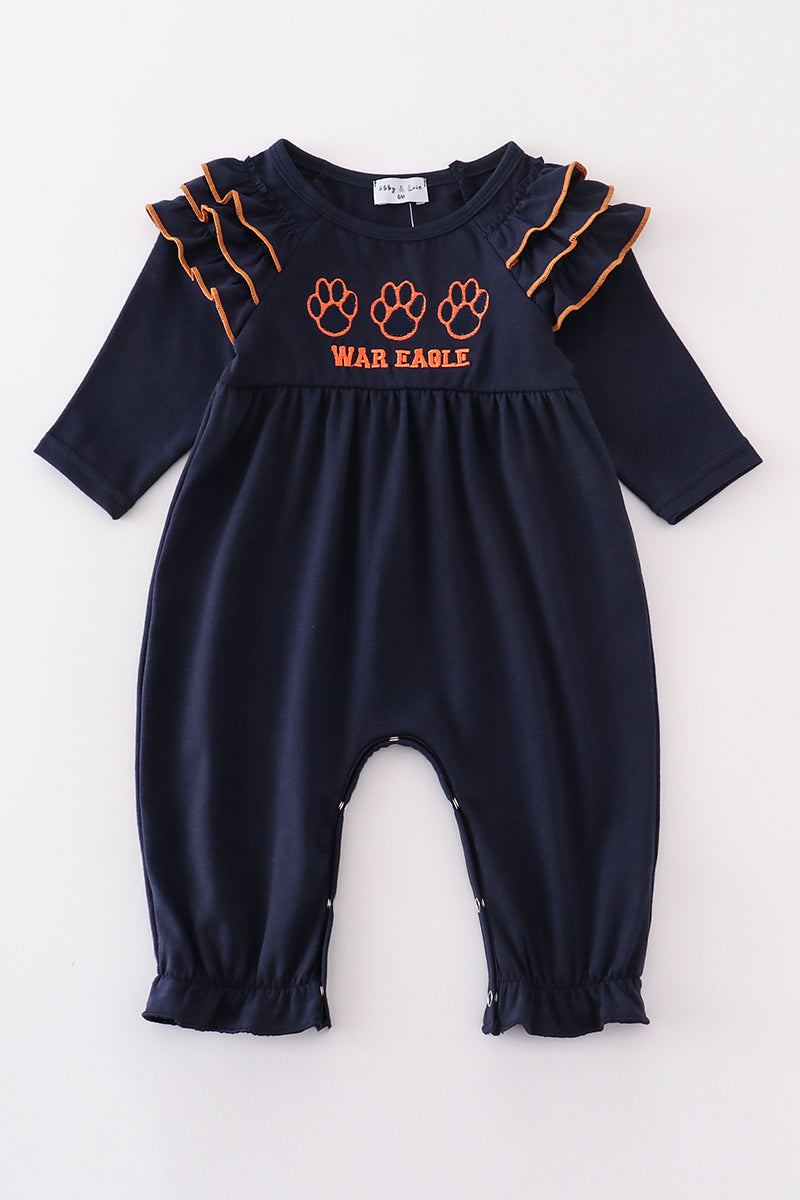 War Eagle Ruffle Romper