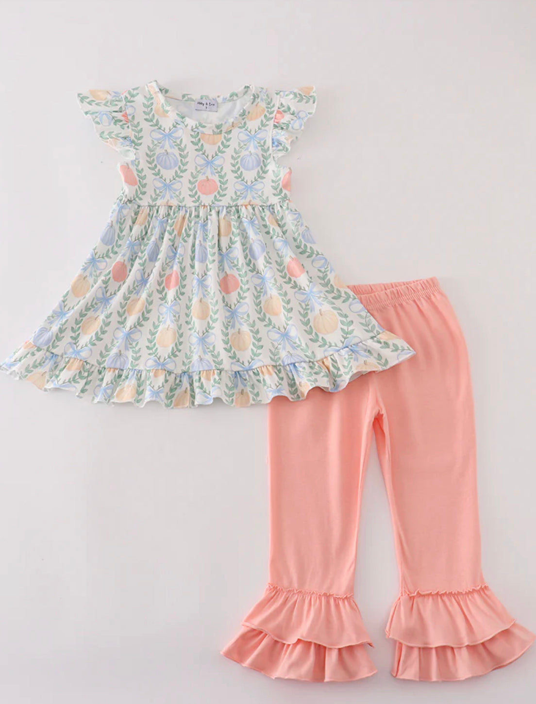 Bows & Pumpkins Ruffle Set