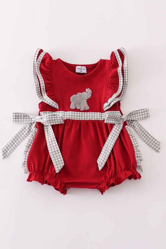 Alabama Elephant Ruffle Bubble