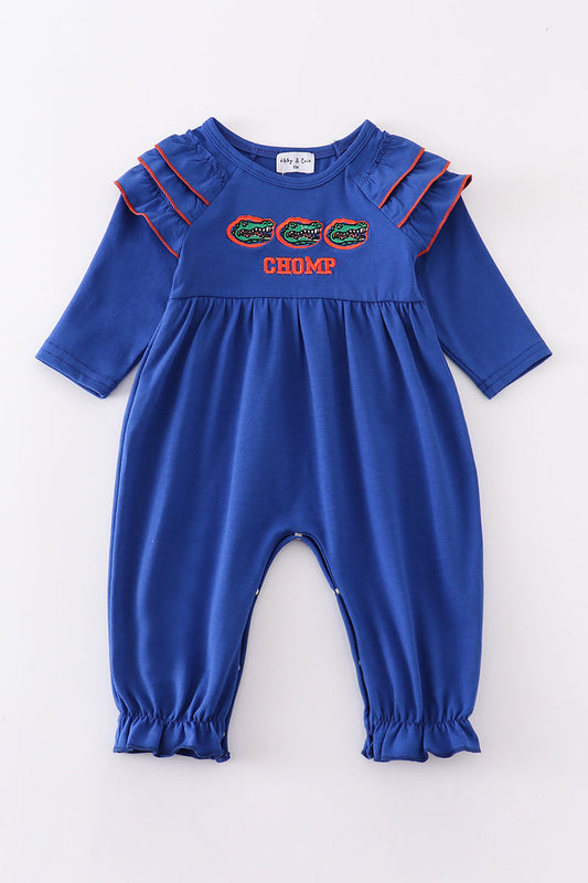 Florida Gator Girls Ruffle Romper