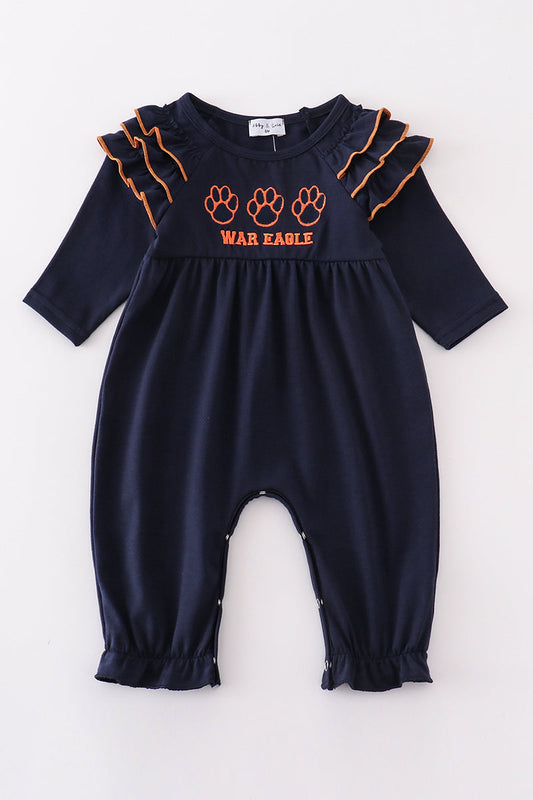 War Eagle Ruffle Romper